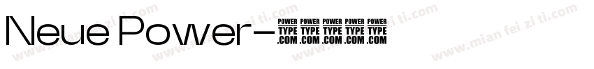 Neue Power字体转换